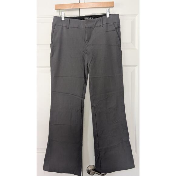 Rampage Y2K Grey Flare Nylon Blend Pants - Picture 1 of 5